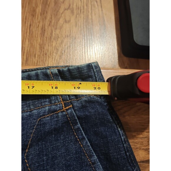 Vintage Marithe Francois Girbaud Baggy Jean Shorts Rare Green Double Strap Sz 40 - Picture 4 of 9